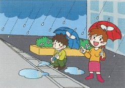 雨水が排除され、浸水から守られます 雨水が排除され、浸水から守られます
